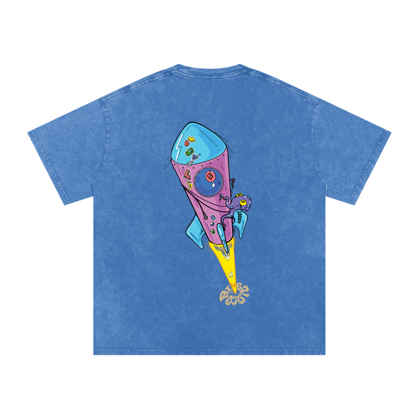 Acid Wash Oversize T-Shirt - 250 GSM