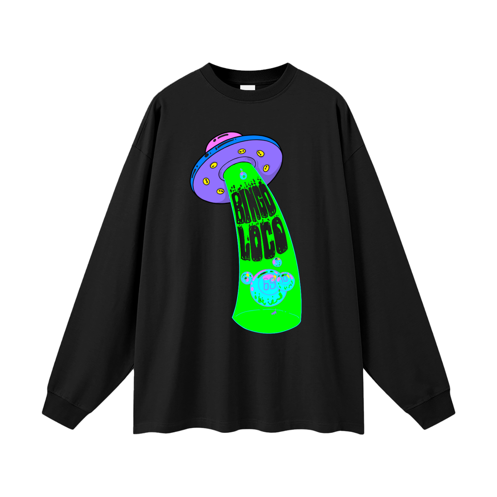 Streetwear Unisex Cotton Long Sleeve Tee