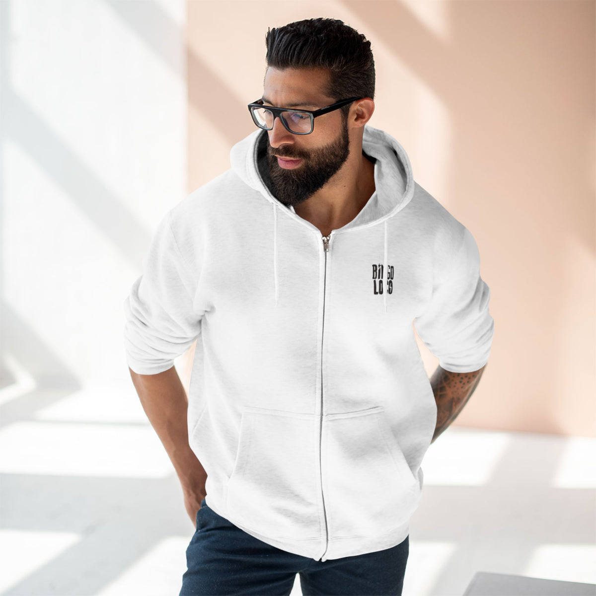Retro Jukebox Zip Hoodie — Colorful Music Graphic Hoodie