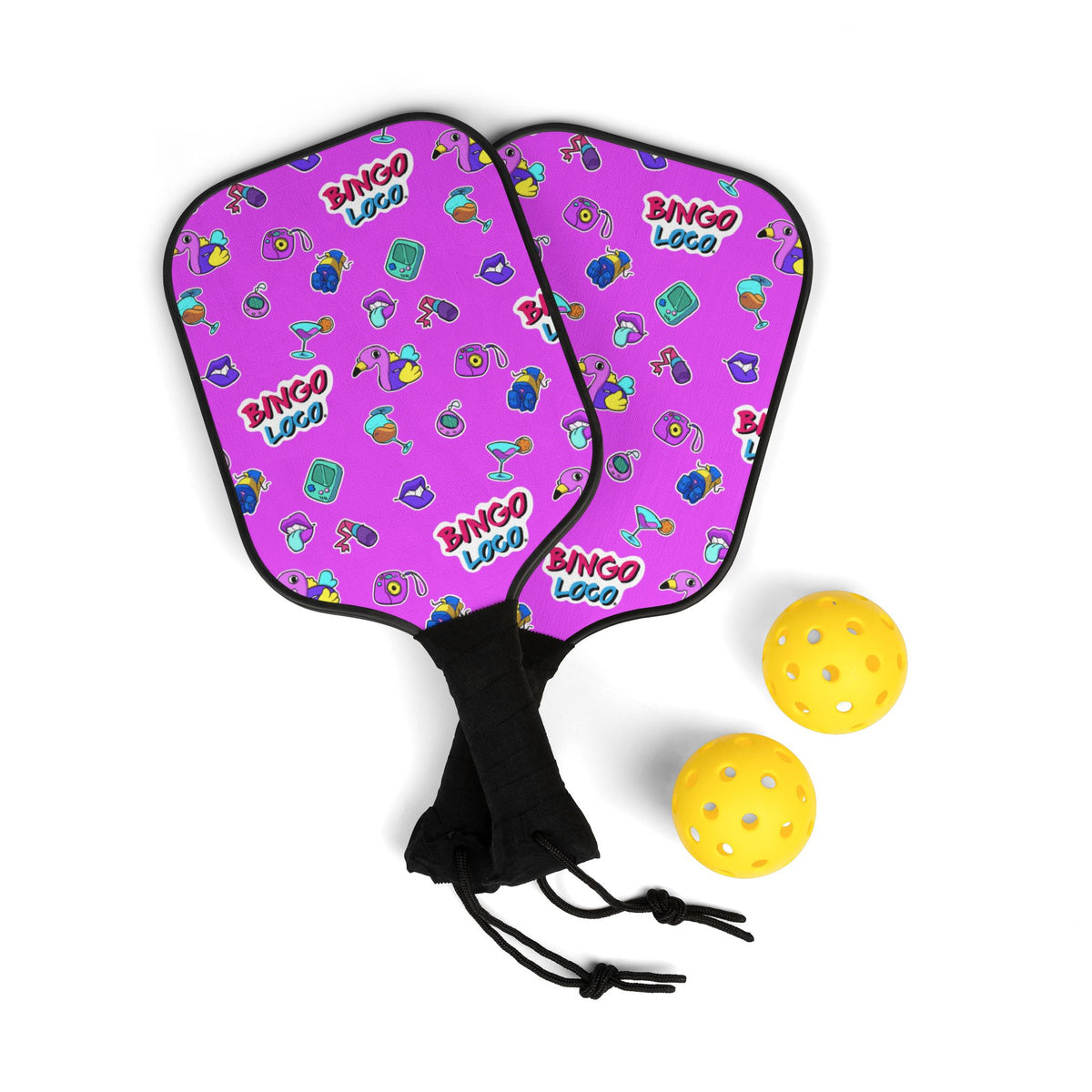 Bingo Loco Pickleball Kit – Fun Paddle Set with Balls