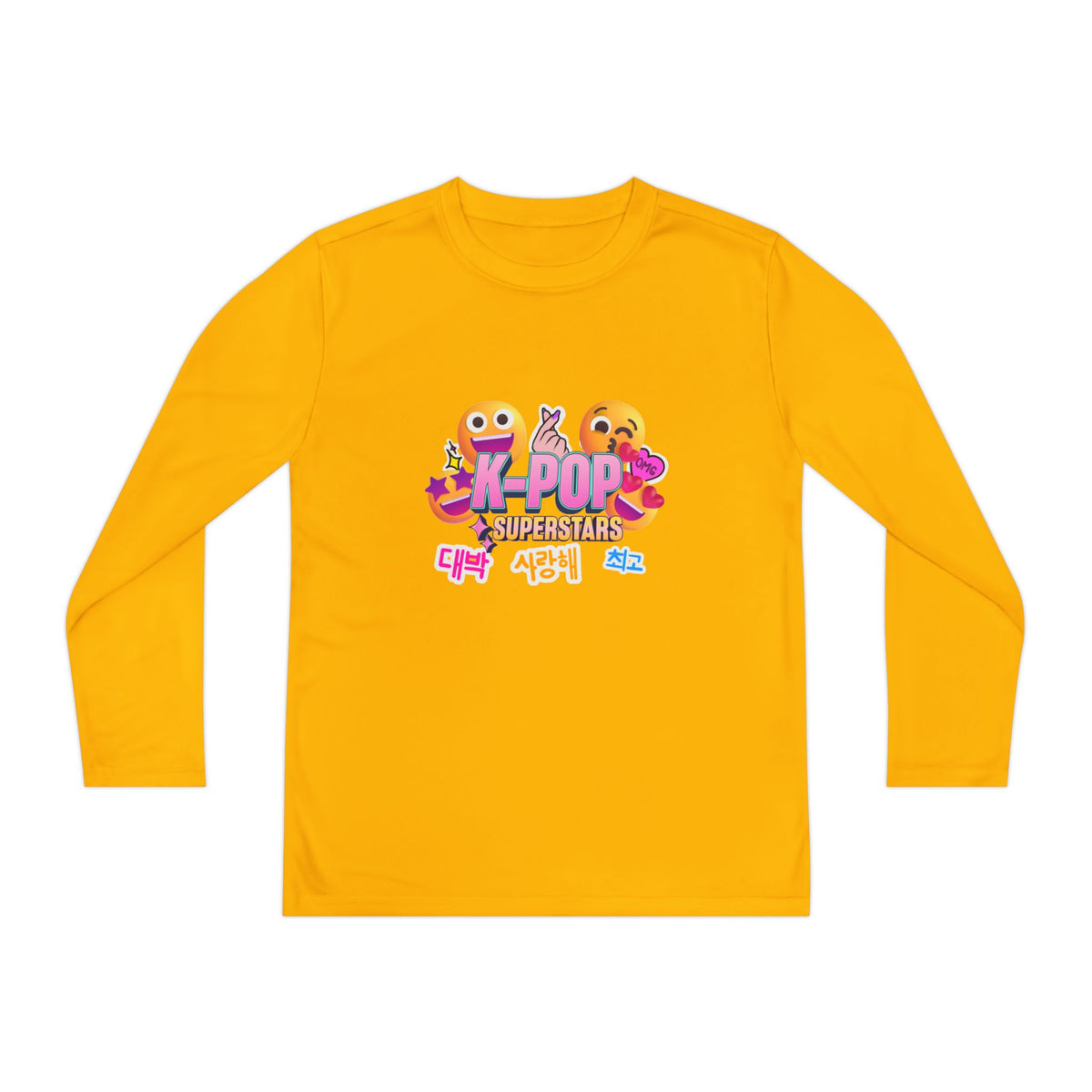 K-Pop Superstars Youth Long Sleeve Tee