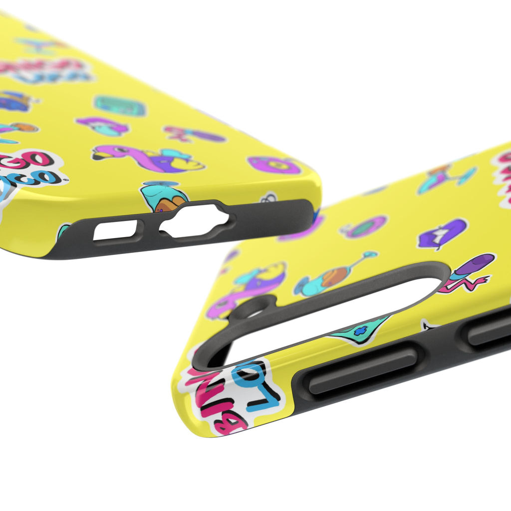 Bingo Loco Colorful Cartoon Tough Phone Case