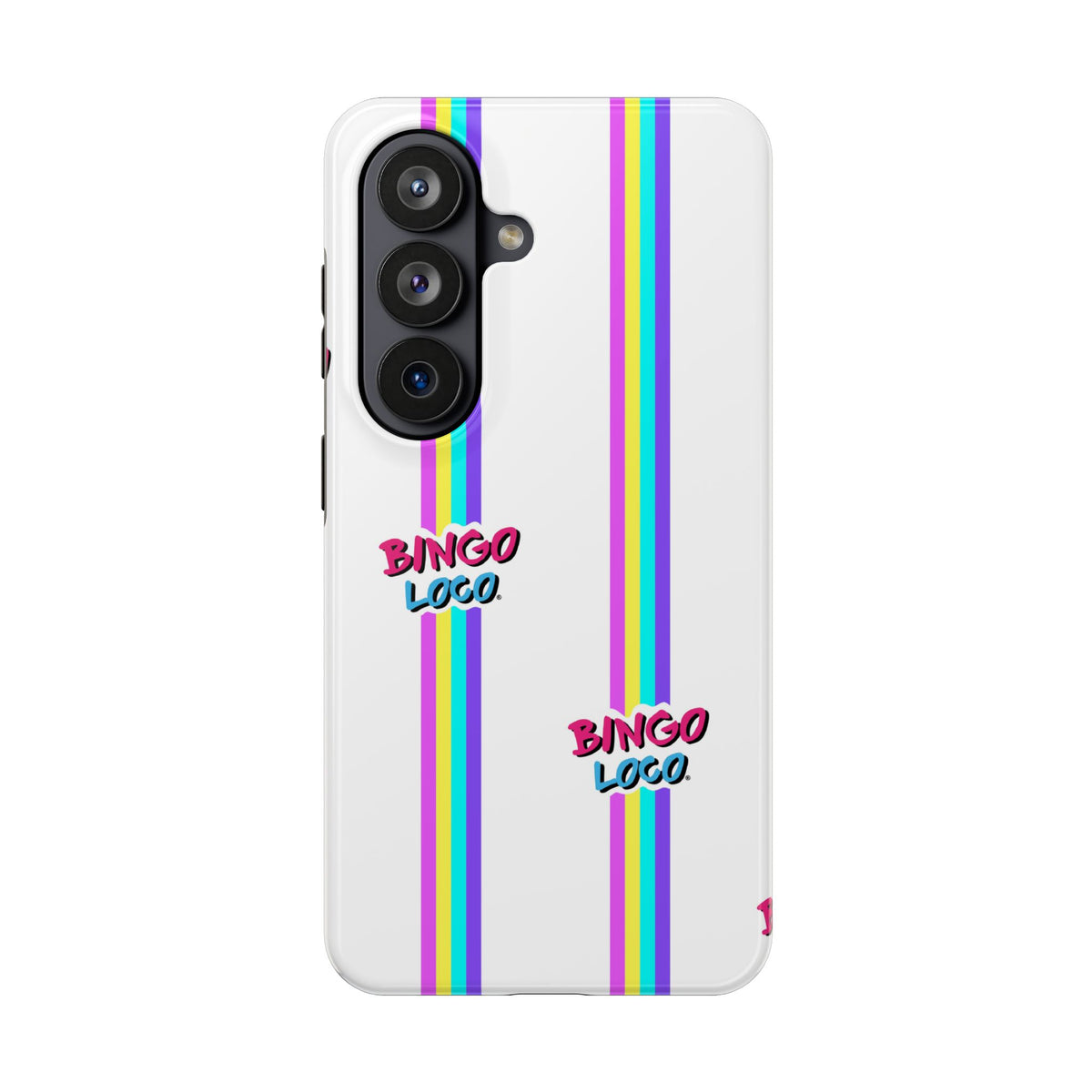 Bingo Loco Rainbow Stripes Tough Phone Case