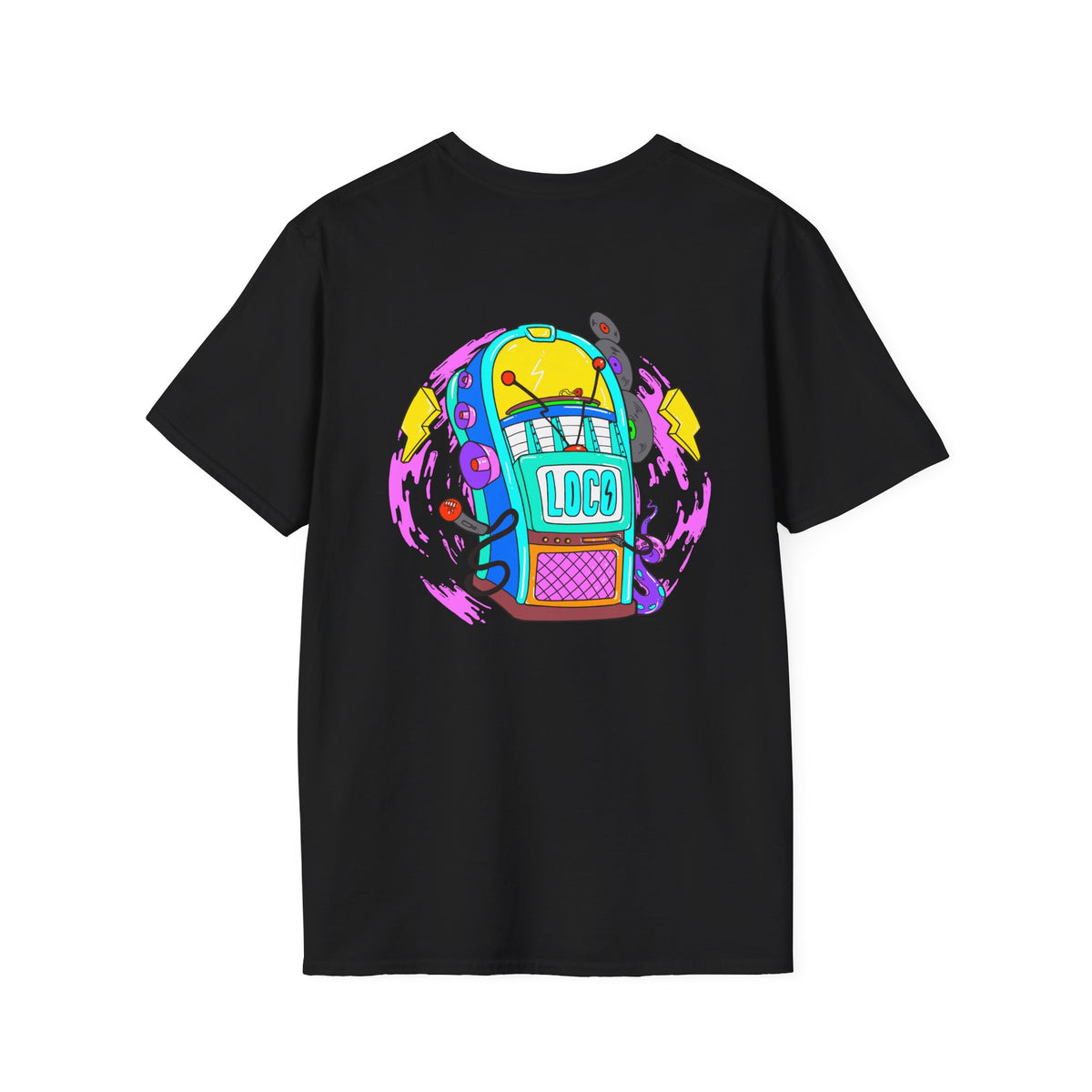 Bingo Loco Retro Jukebox T-Shirt