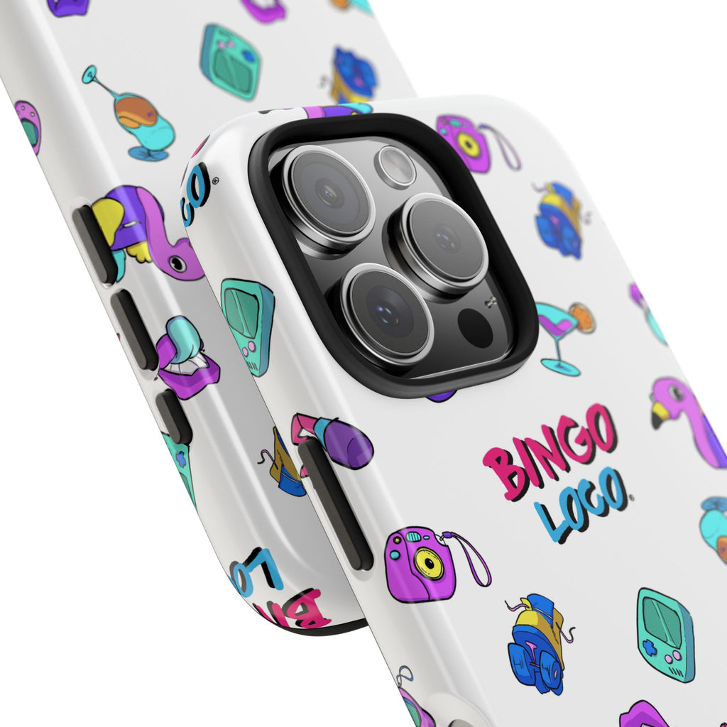 Bingo Loco Colorful Pattern Tough Phone Case