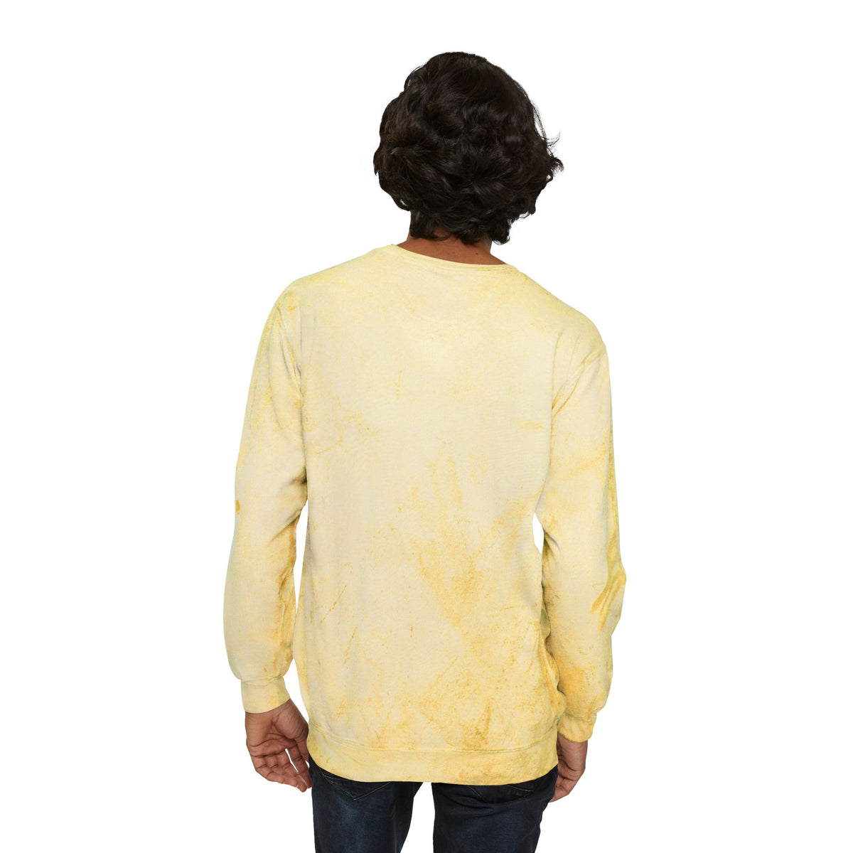 Color Blast Crewneck Sweatshirt — Logo Tie-Dye Design