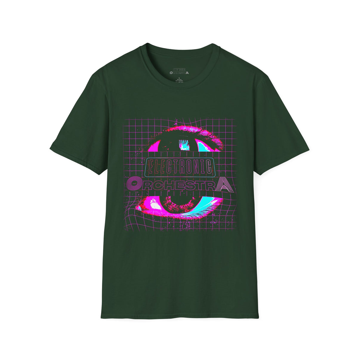 Retro Cyber Eye T-Shirt — 'Cultura Orchestra' Vaporwave Graphic Tee