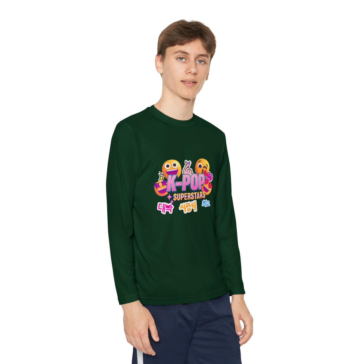 K-Pop Superstars Youth Long Sleeve Tee