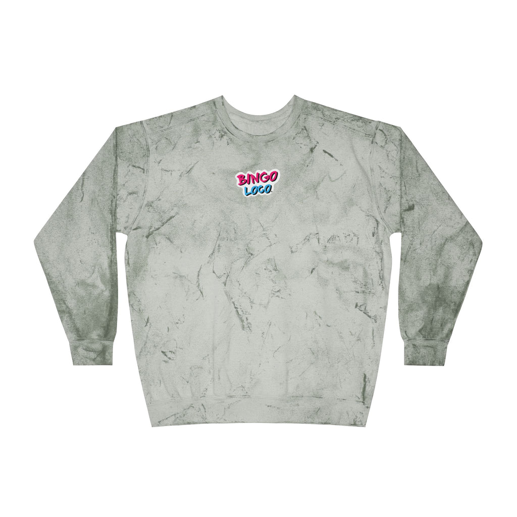 Color Blast Crewneck Sweatshirt — Rocket Tie-Dye Design