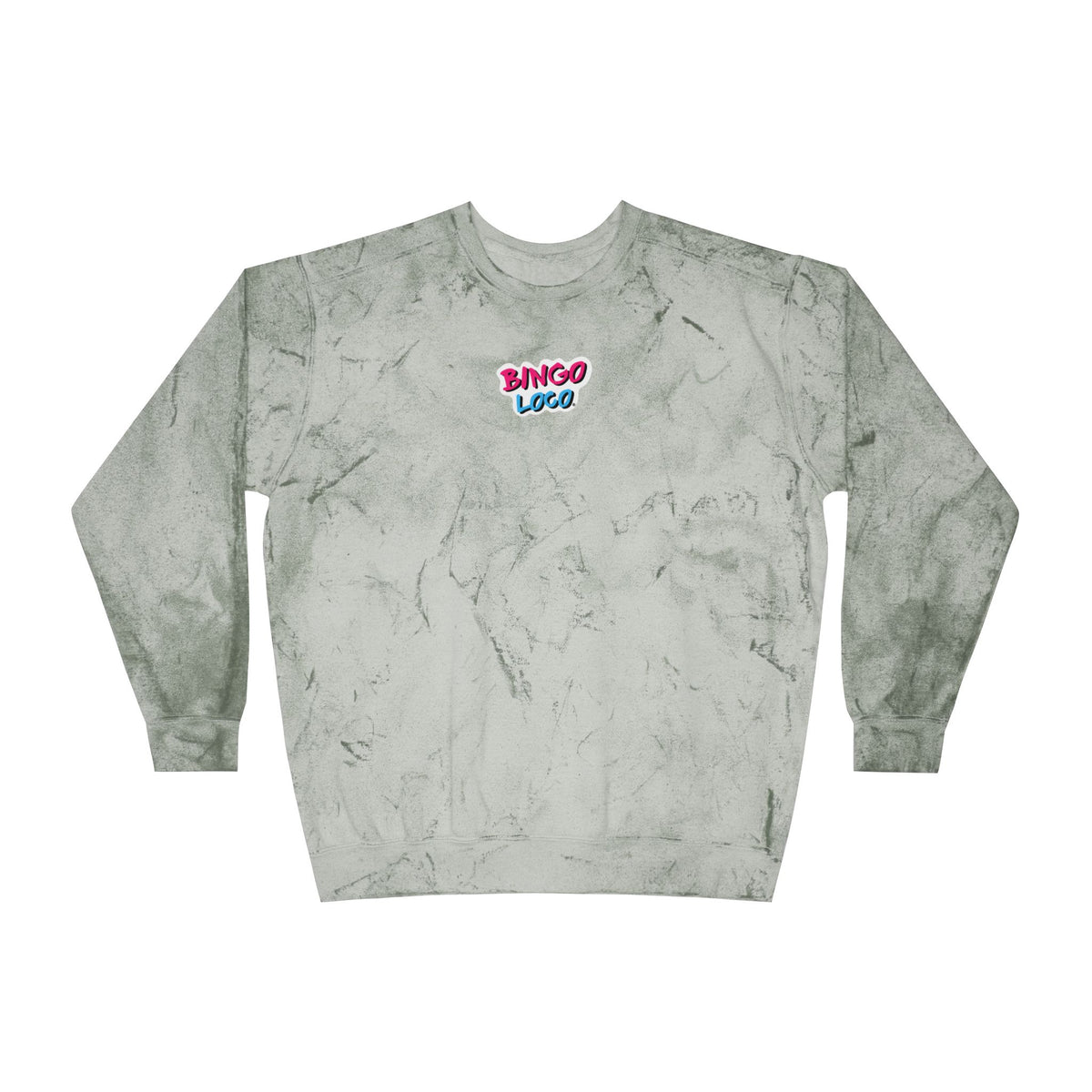 Color Blast Crewneck Sweatshirt — Rocket Tie-Dye Design