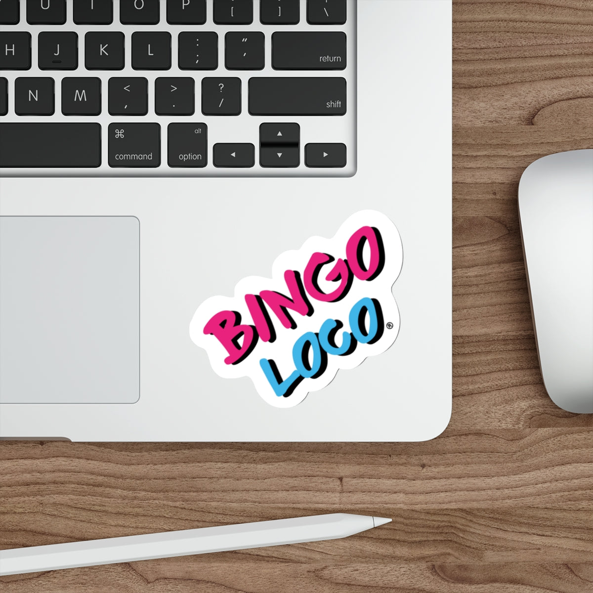 Die-Cut Bingo Loco Sticker