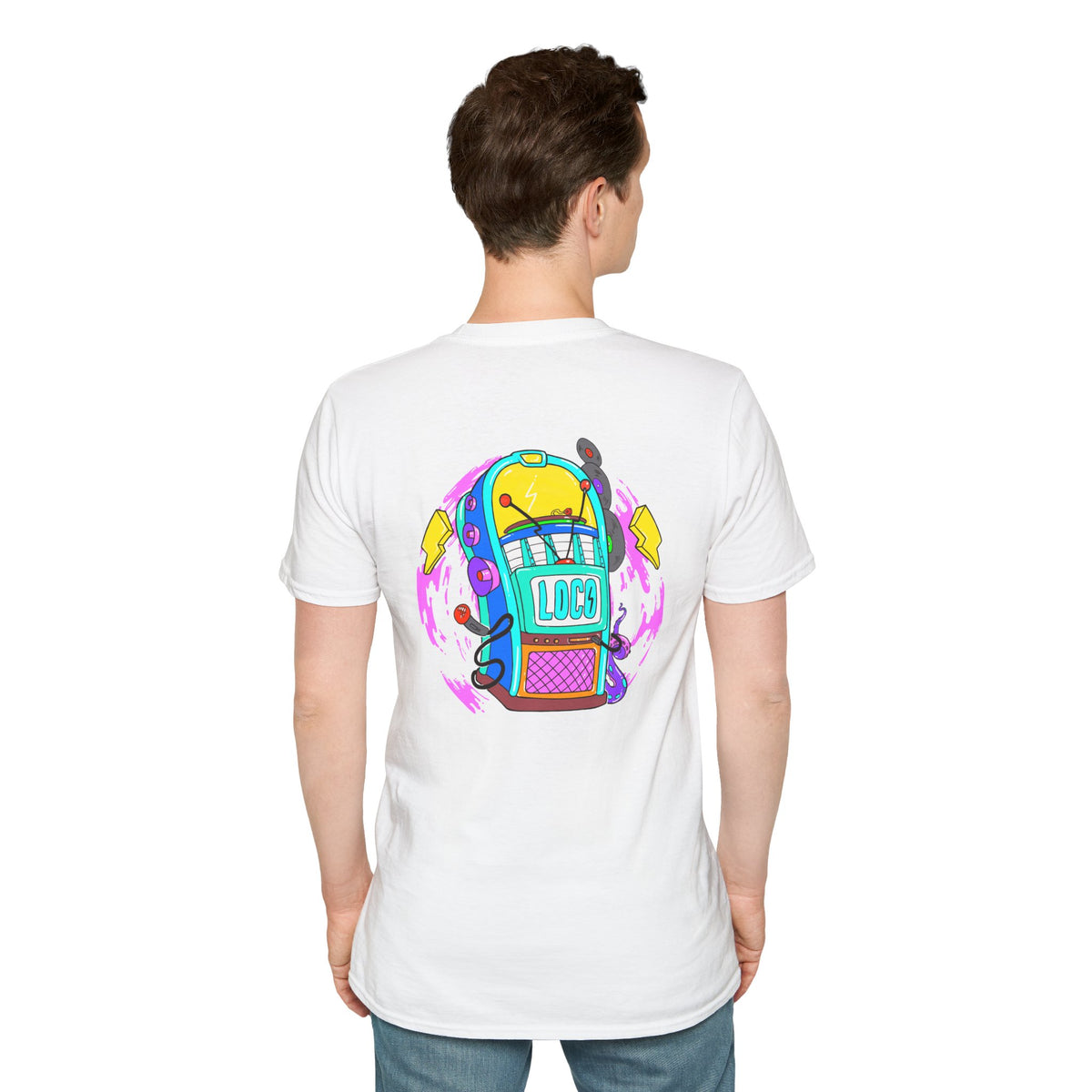 Bingo Loco Retro Jukebox T-Shirt