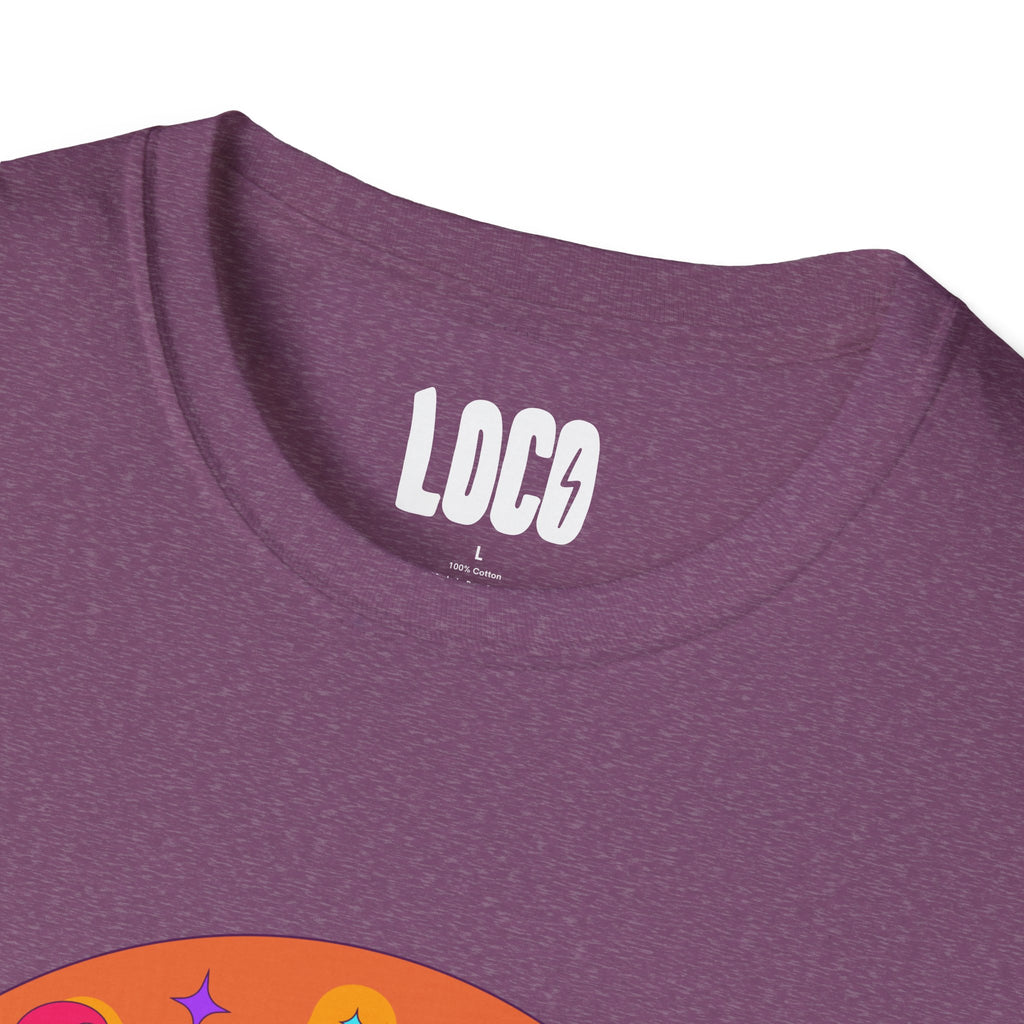 Good Vibes Colorful Peace Sign Graphic T-Shirt
