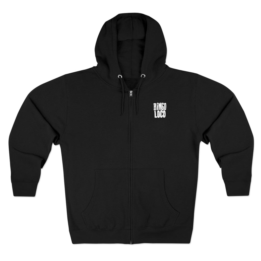 Retro Jukebox Zip Hoodie — Colorful Music Graphic Hoodie