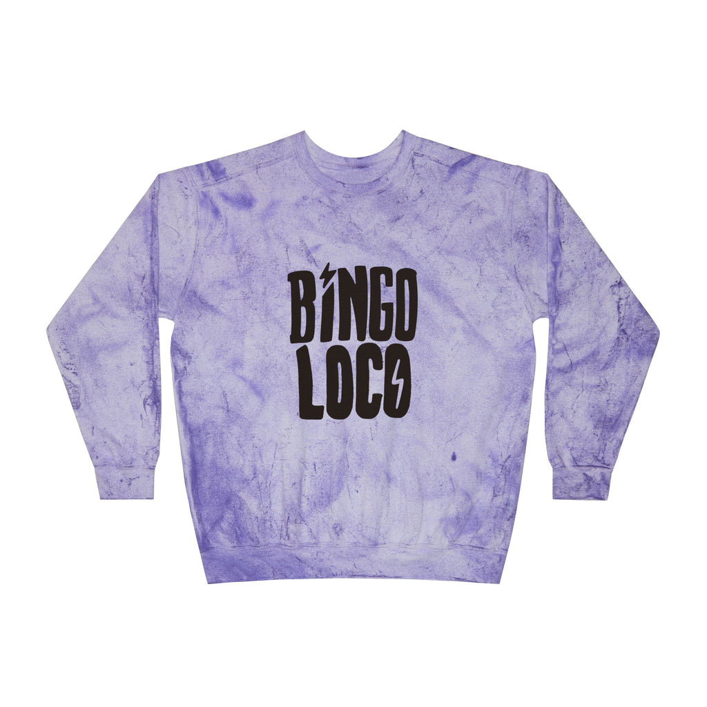 Color Blast Crewneck Sweatshirt — Logo Tie-Dye Design
