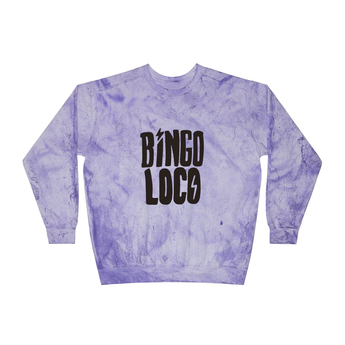 Color Blast Crewneck Sweatshirt — Logo Tie-Dye Design