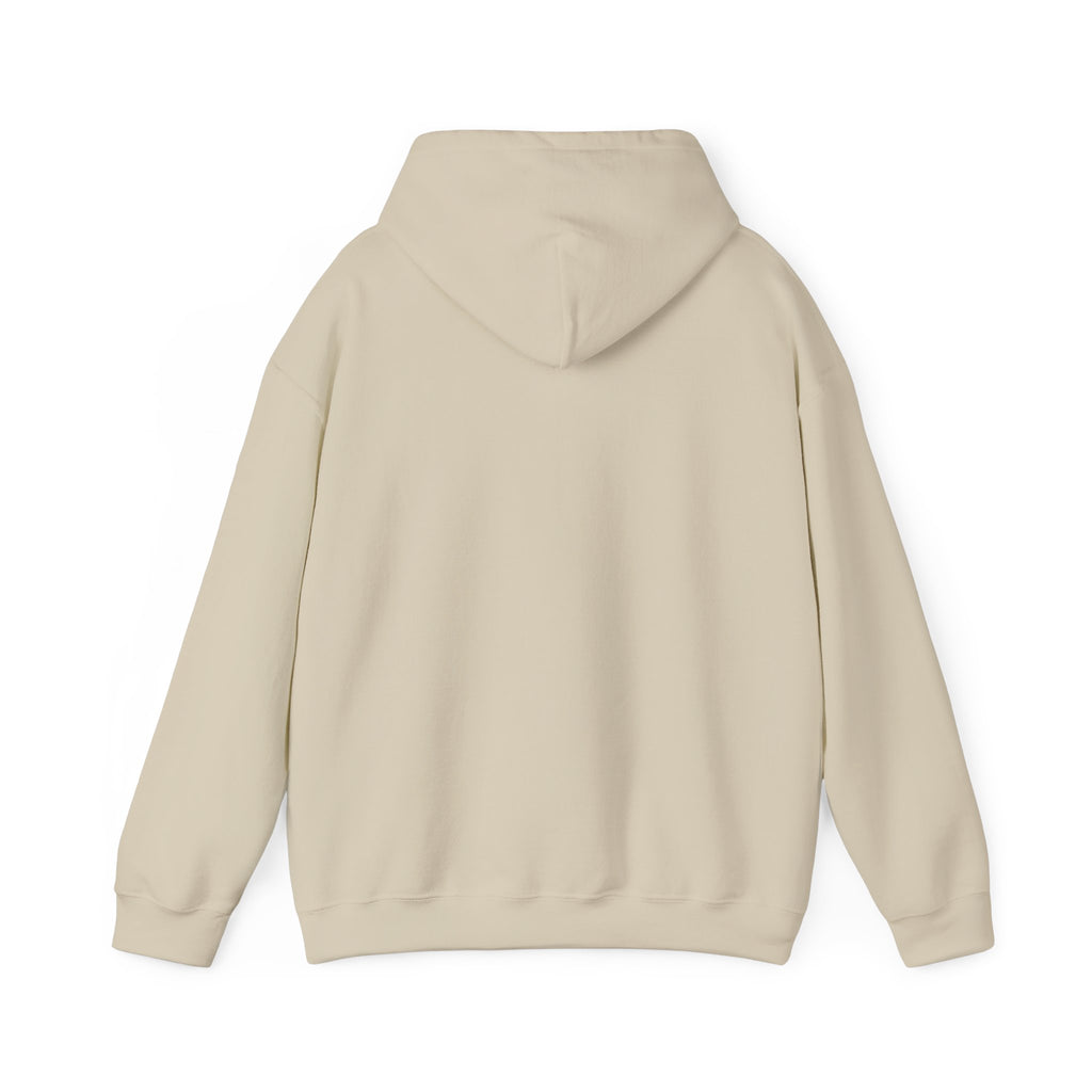 Bingo Logo Hoodie — Retro Pink & Blue Minimal Chest Graphic