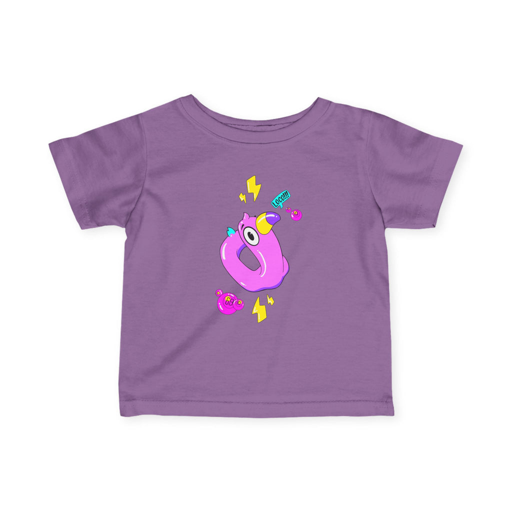 Infant Tee — Playful Pink Monster Graphic Baby Shirt
