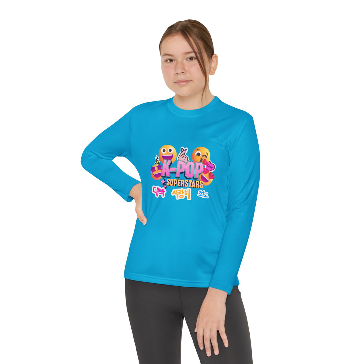 K-Pop Superstars Youth Long Sleeve Tee