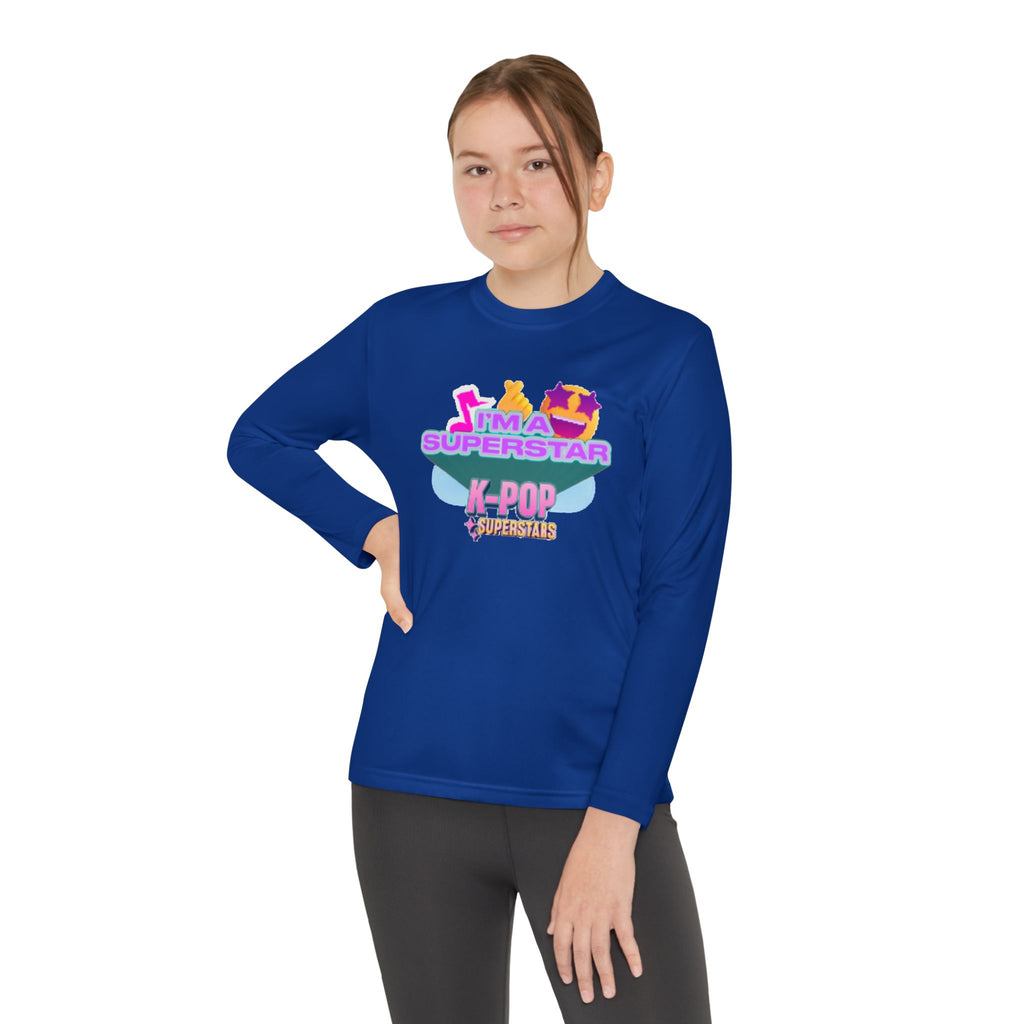 Youth Long Sleeve Tee — "I'M A SUPERSTAR" K-Pop Fan Shirt