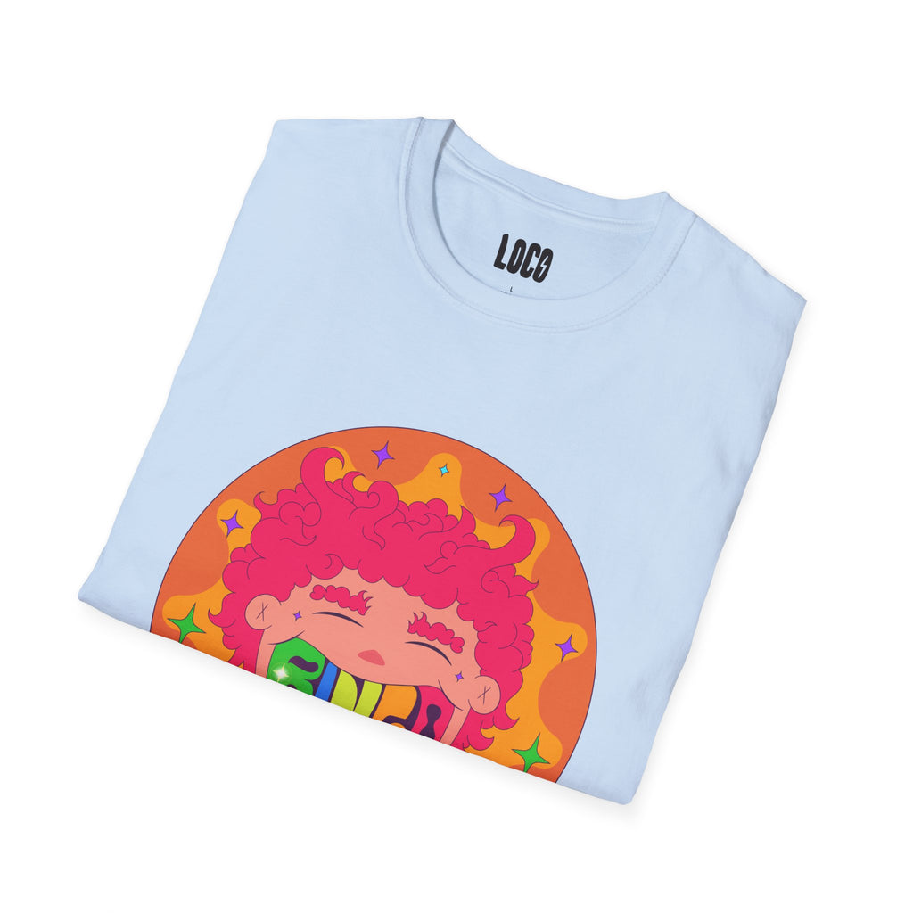 Good Vibes Colorful Peace Sign Graphic T-Shirt