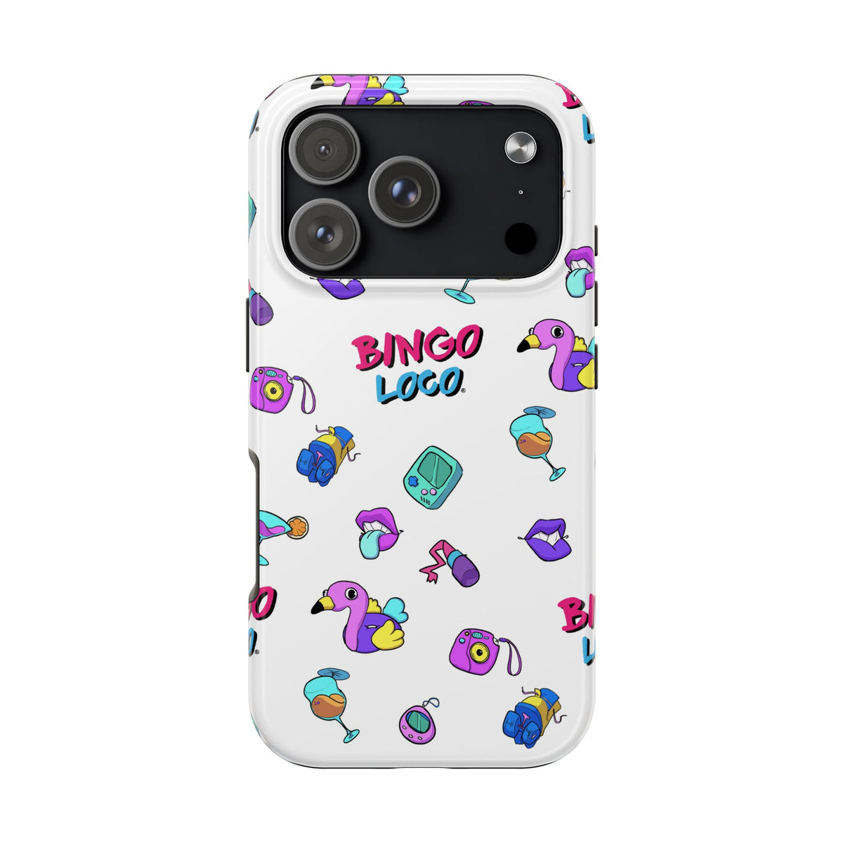 Bingo Loco Colorful Pattern Tough Phone Case
