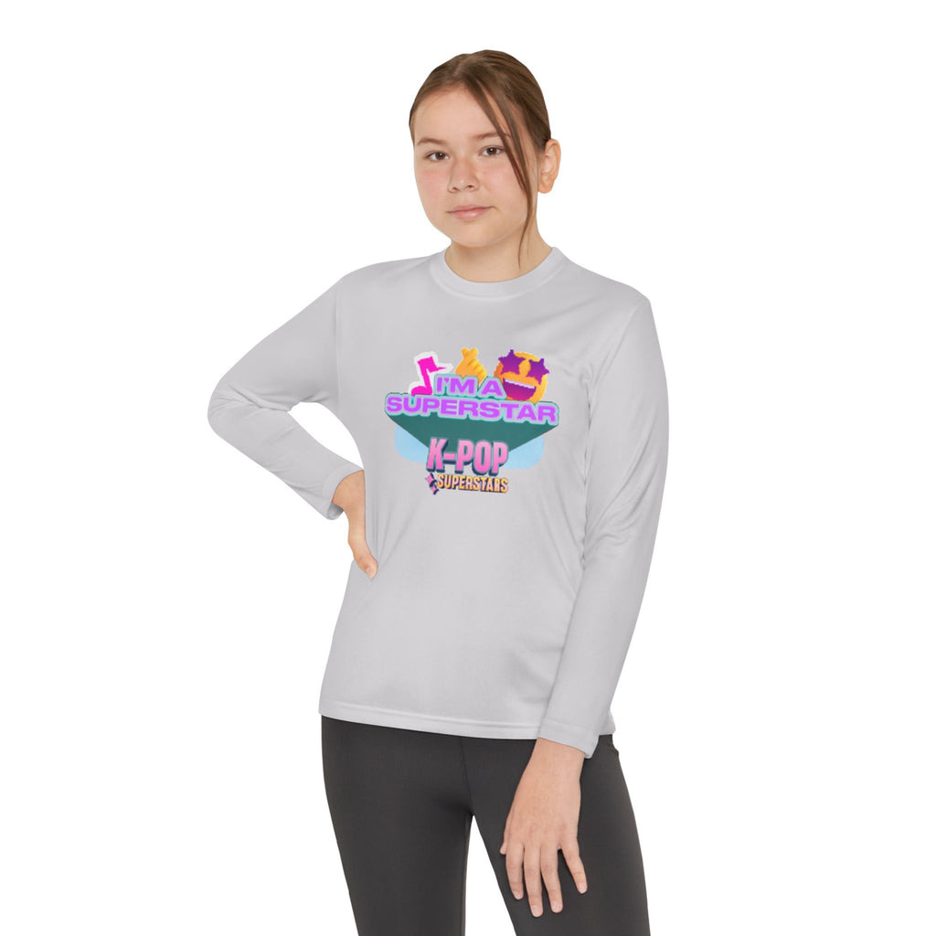 Youth Long Sleeve Tee — "I'M A SUPERSTAR" K-Pop Fan Shirt