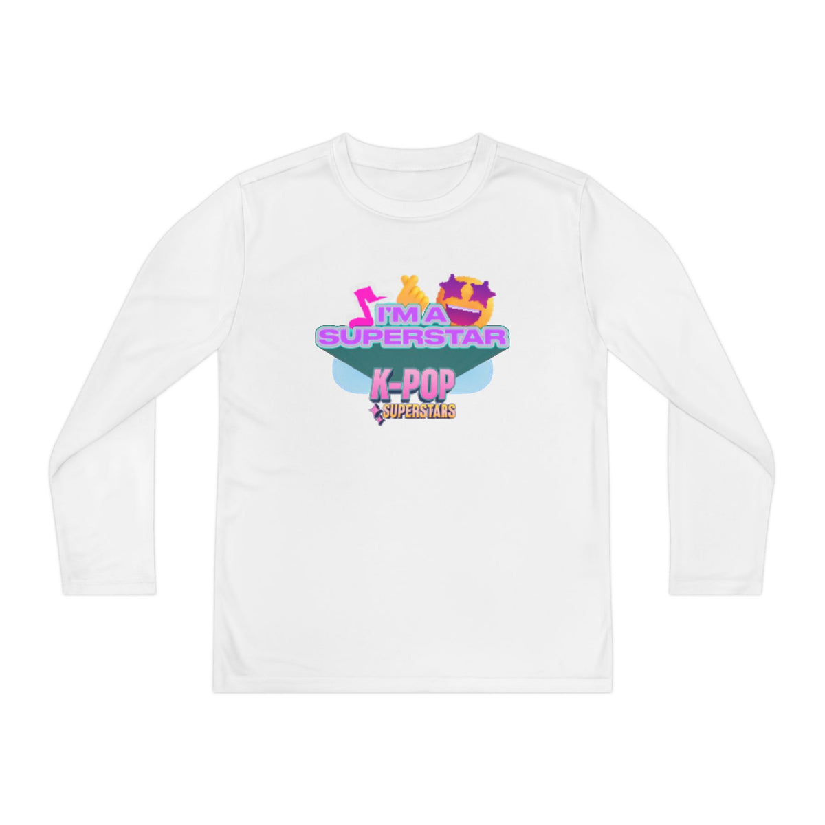 Youth Long Sleeve Tee — "I'M A SUPERSTAR" K-Pop Fan Shirt