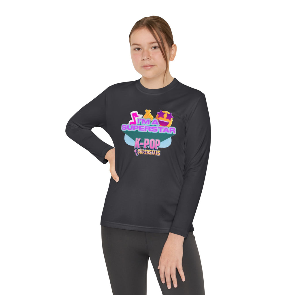 Youth Long Sleeve Tee — "I'M A SUPERSTAR" K-Pop Fan Shirt