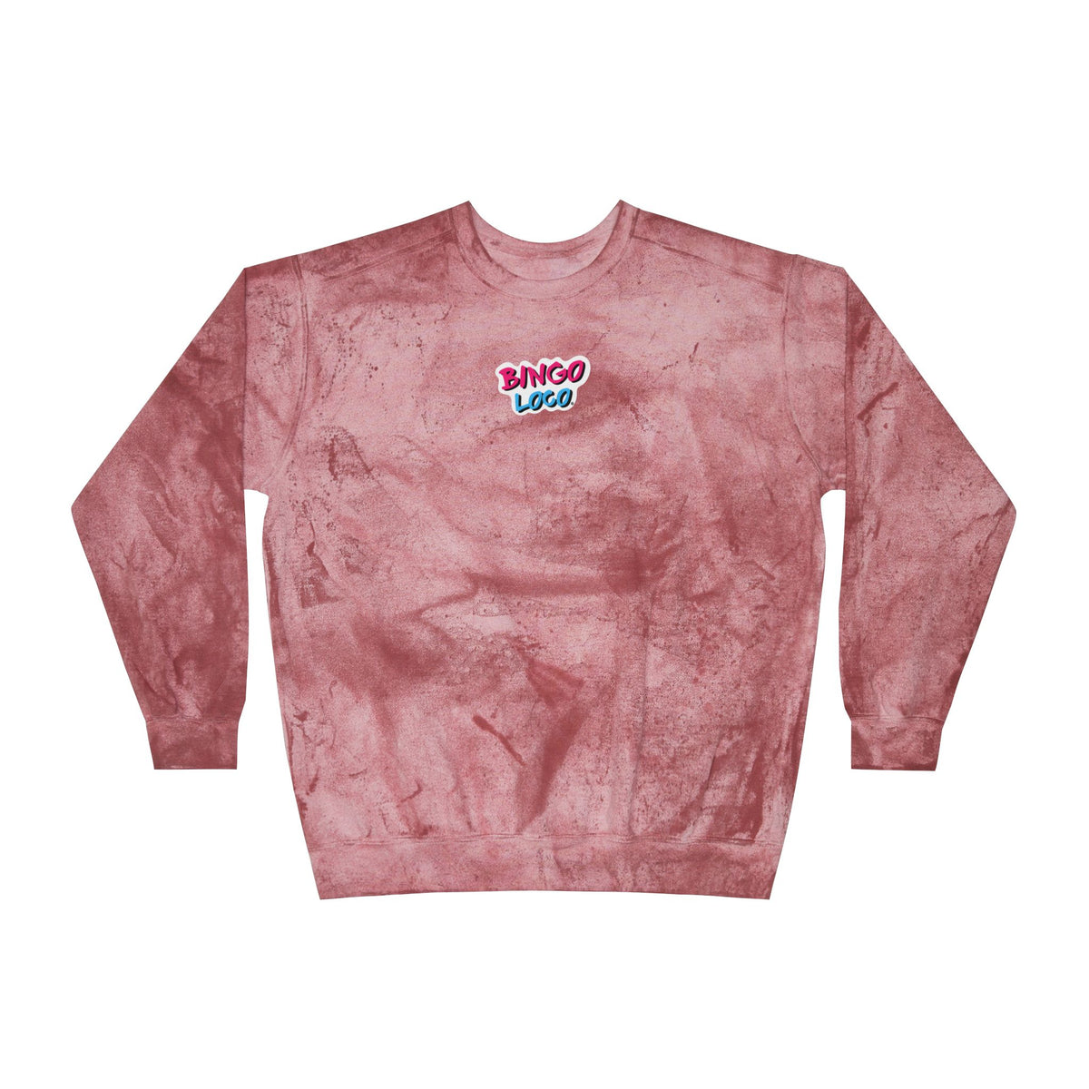 Color Blast Crewneck Sweatshirt — Rocket Tie-Dye Design
