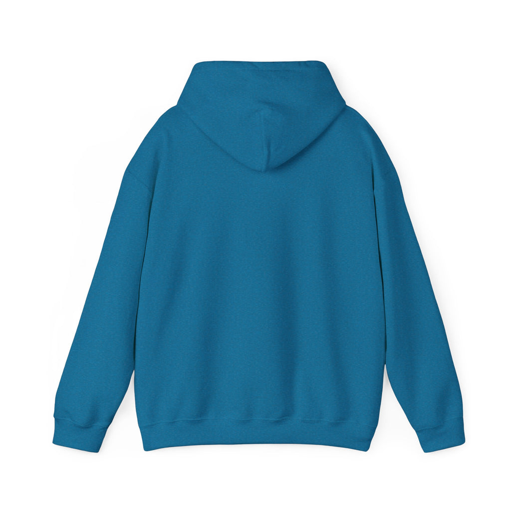 Bingo Logo Hoodie — Retro Pink & Blue Minimal Chest Graphic