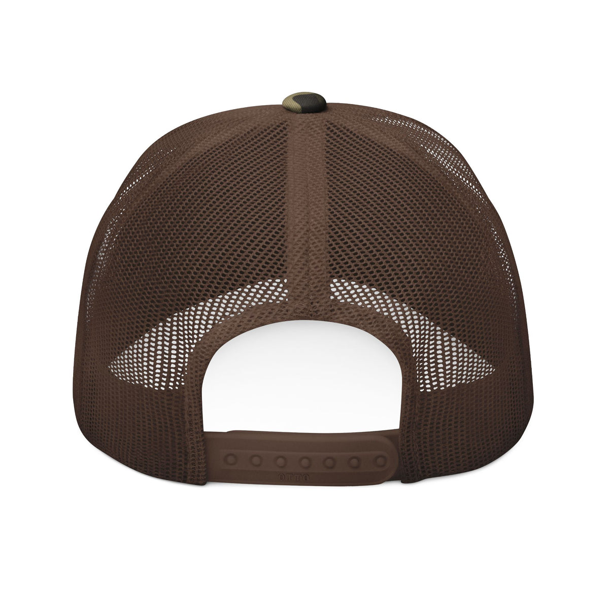 Camo Trucker Hat - Embroidered "Bingo Logo" Patch