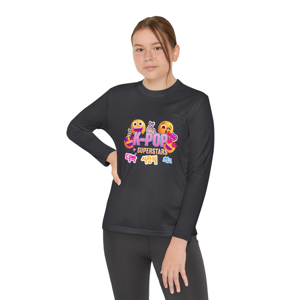 K-Pop Superstars Youth Long Sleeve Tee