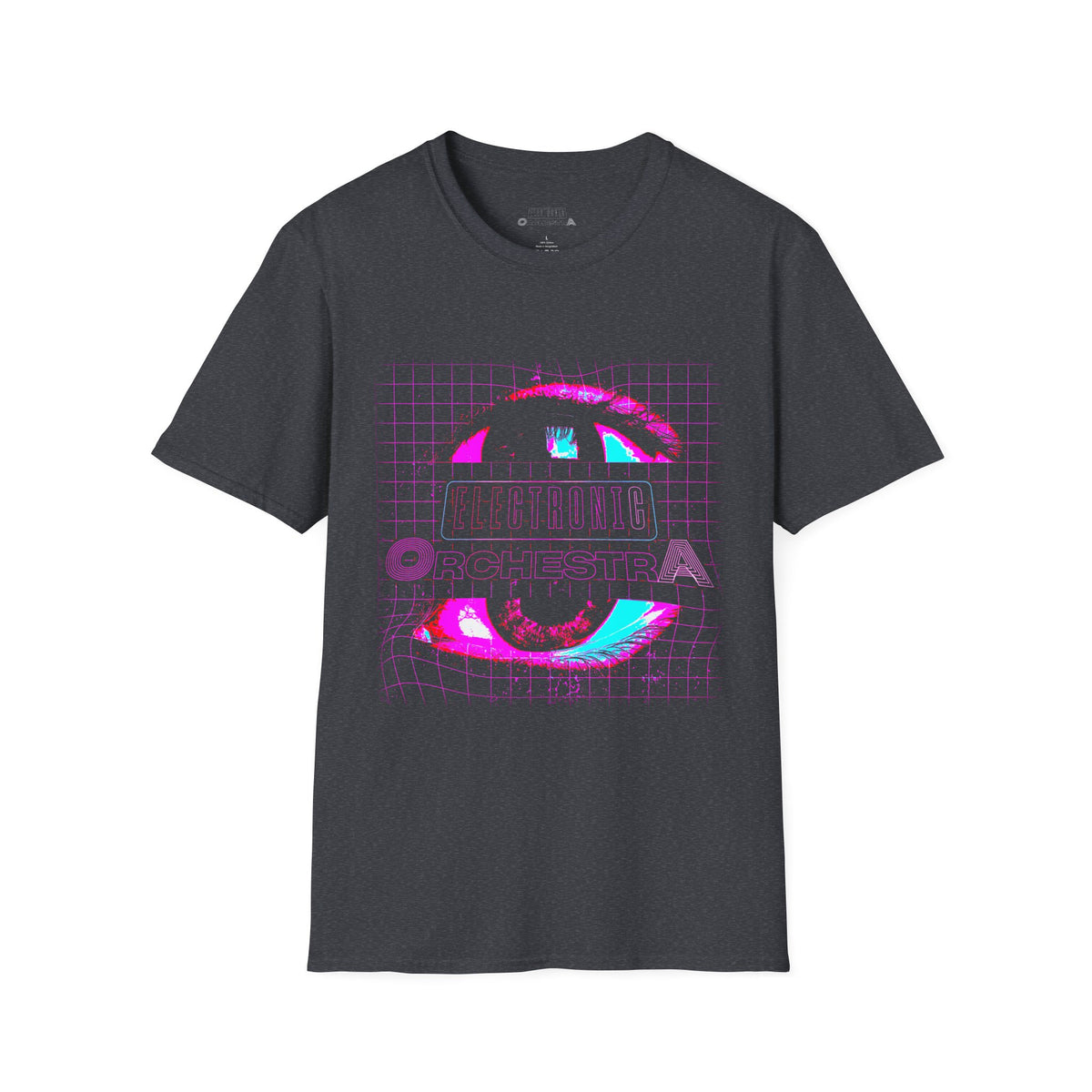 Retro Cyber Eye T-Shirt — 'Cultura Orchestra' Vaporwave Graphic Tee