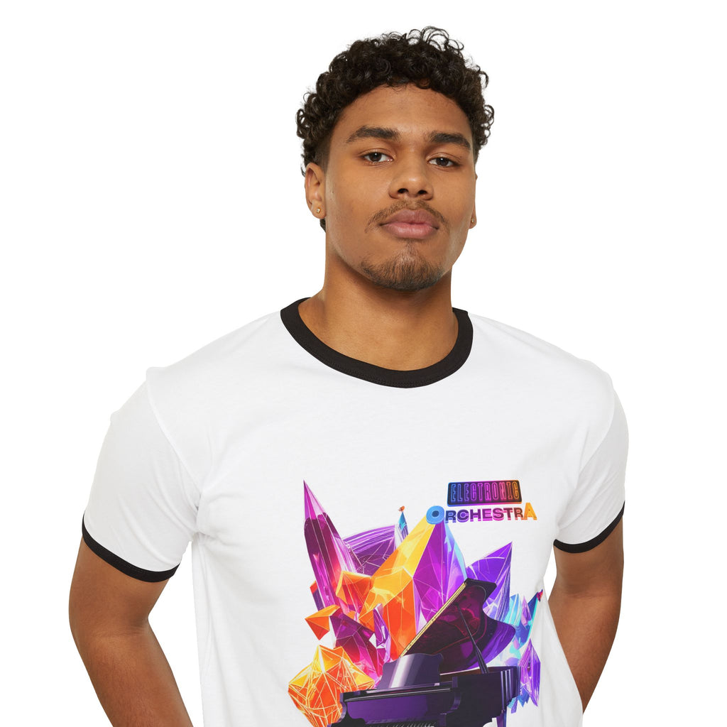 Piano Crystal Orchestra Ringer Tee