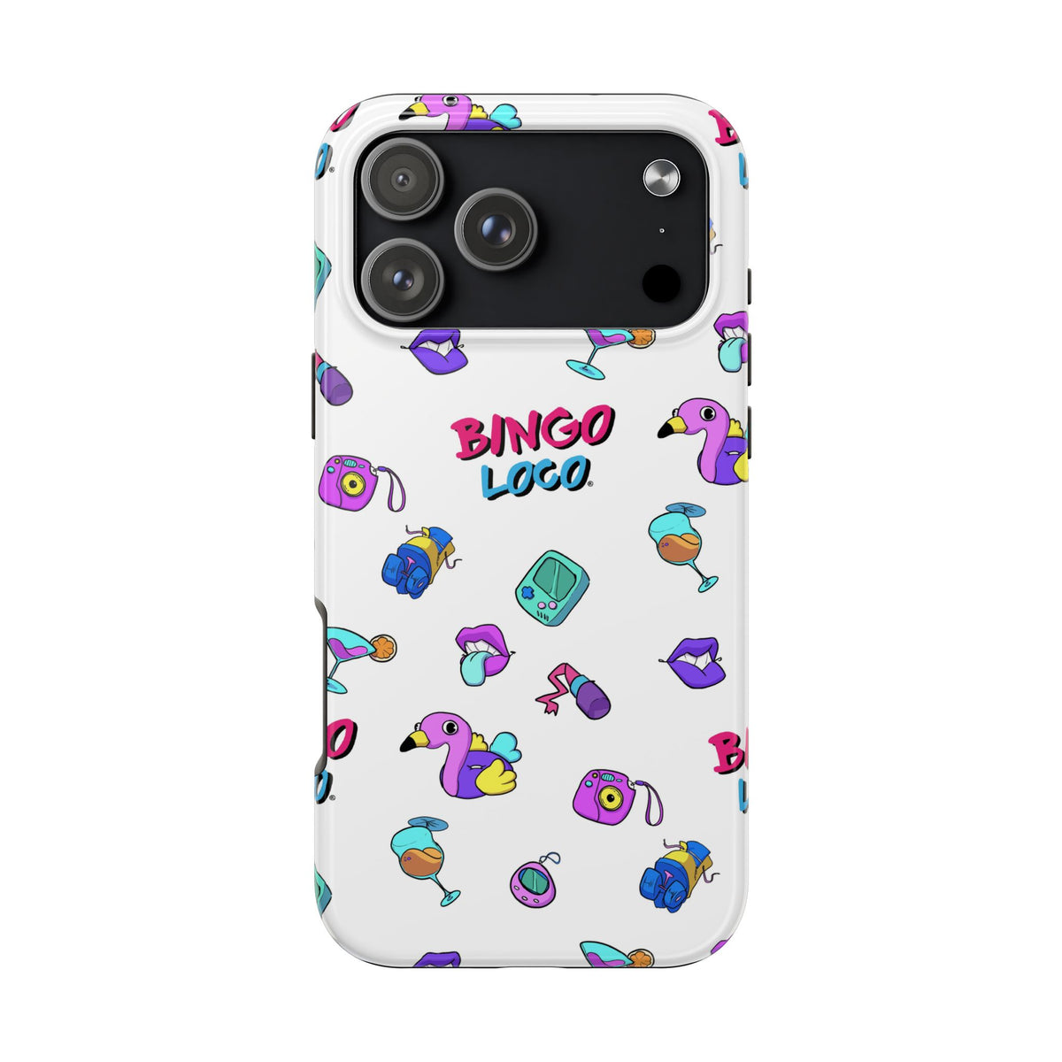 Bingo Loco Colorful Pattern Tough Phone Case