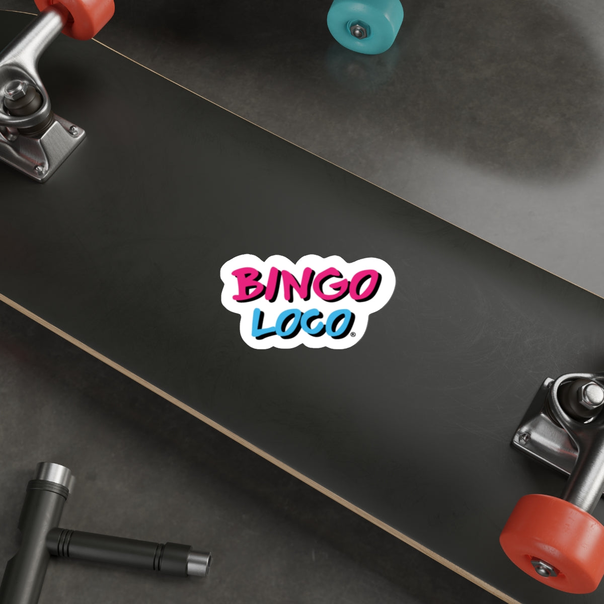 Die-Cut Bingo Loco Sticker