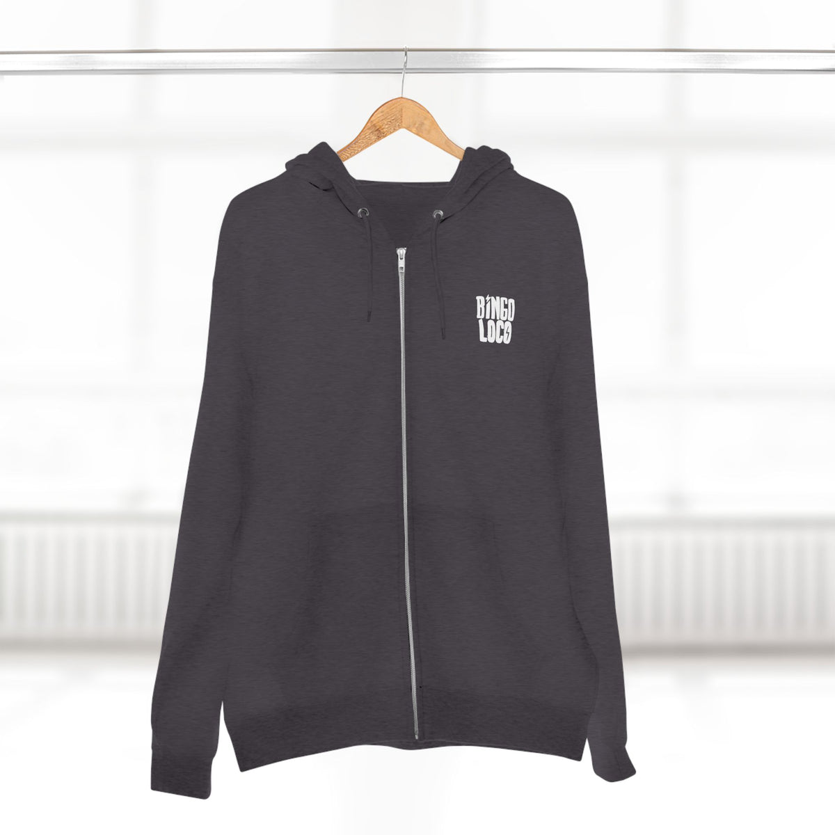 Retro Jukebox Zip Hoodie — Colorful Music Graphic Hoodie