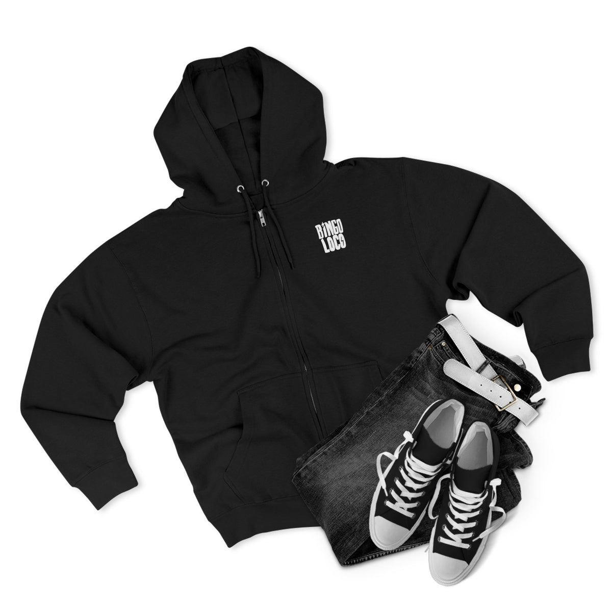 Retro Jukebox Zip Hoodie — Colorful Music Graphic Hoodie
