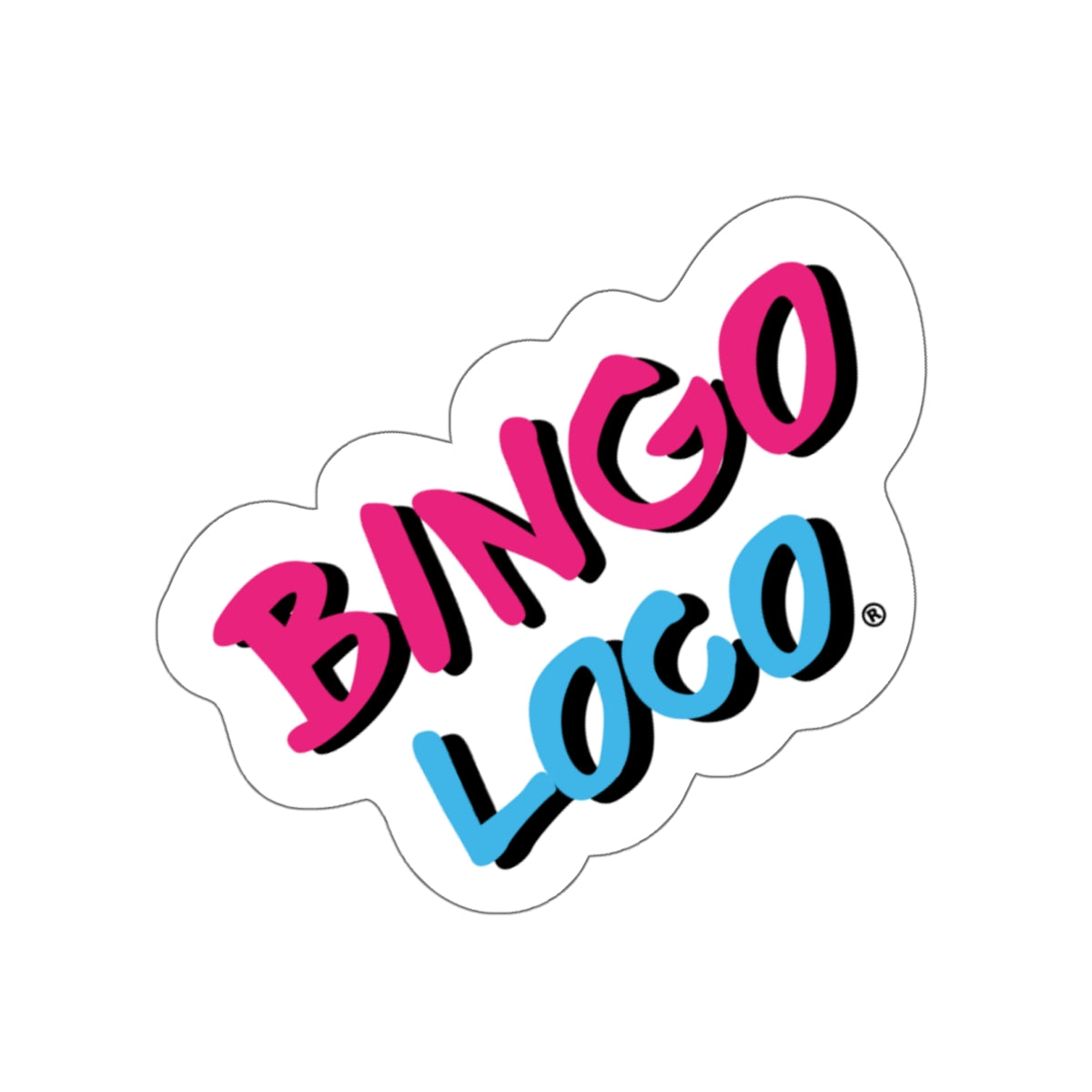 Die-Cut Bingo Loco Sticker