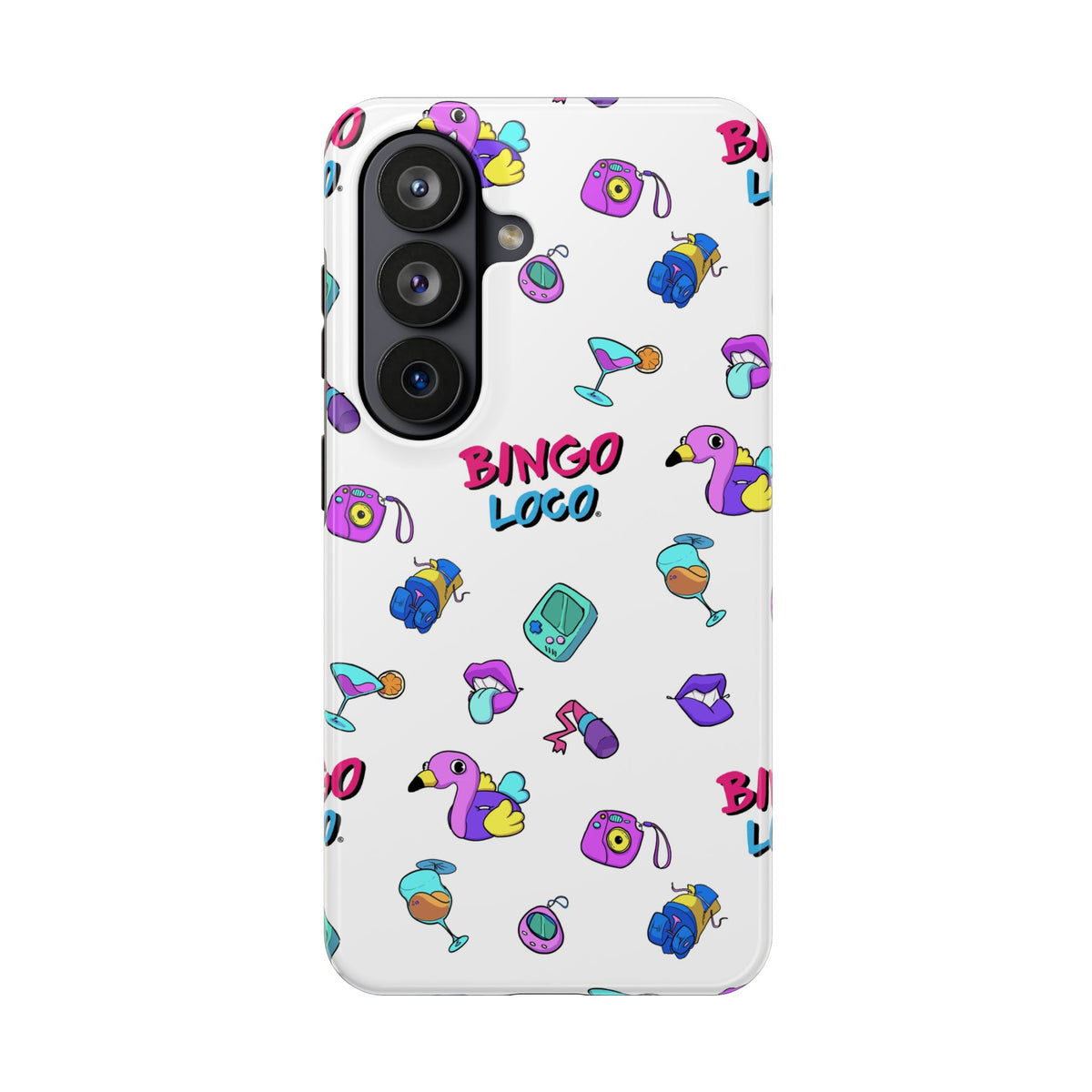 Bingo Loco Colorful Pattern Tough Phone Case