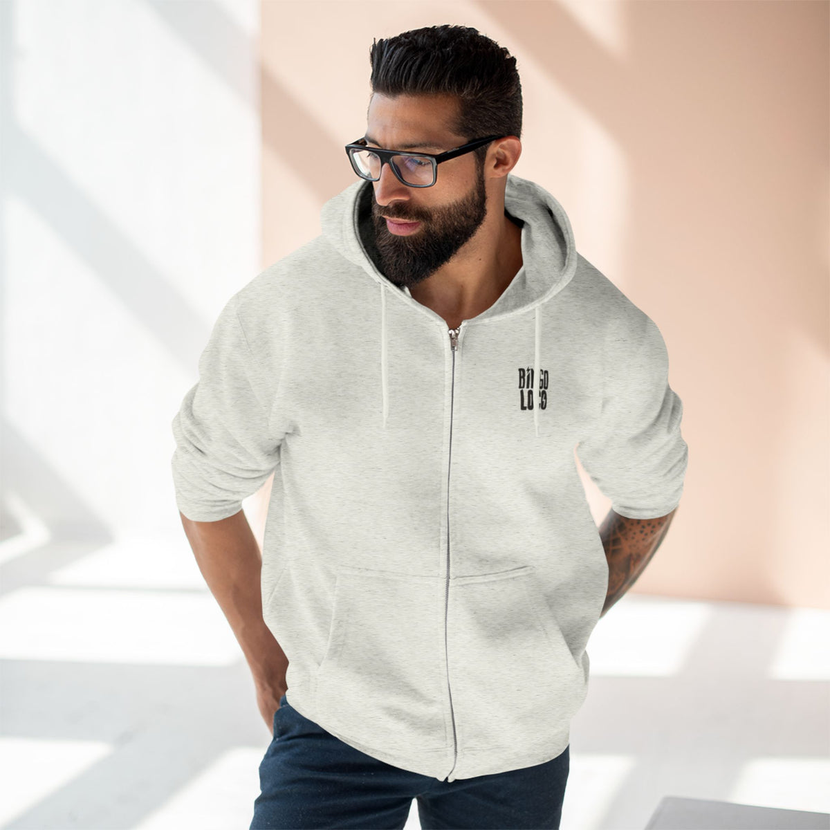 Retro Jukebox Zip Hoodie — Colorful Music Graphic Hoodie