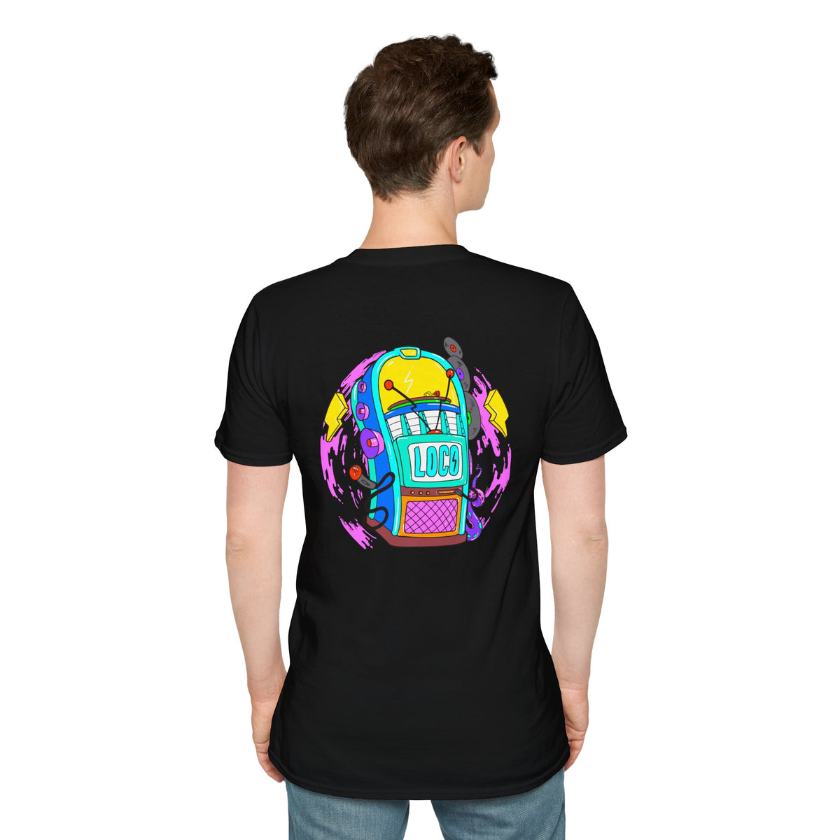 Bingo Loco Retro Jukebox T-Shirt