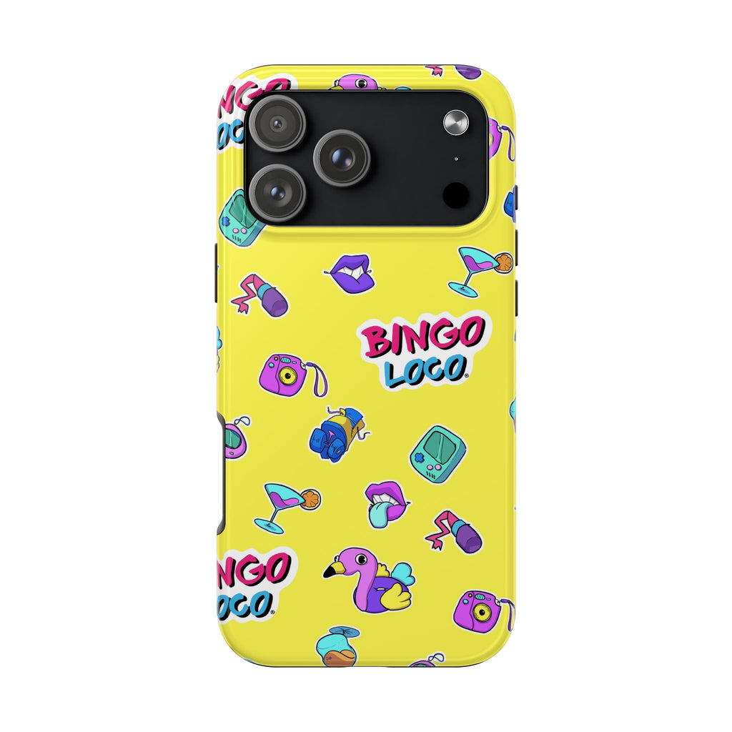 Bingo Loco Colorful Cartoon Tough Phone Case