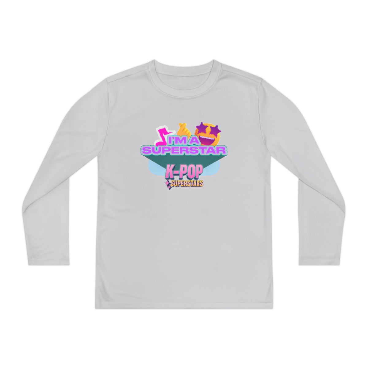 Youth Long Sleeve Tee — "I'M A SUPERSTAR" K-Pop Fan Shirt