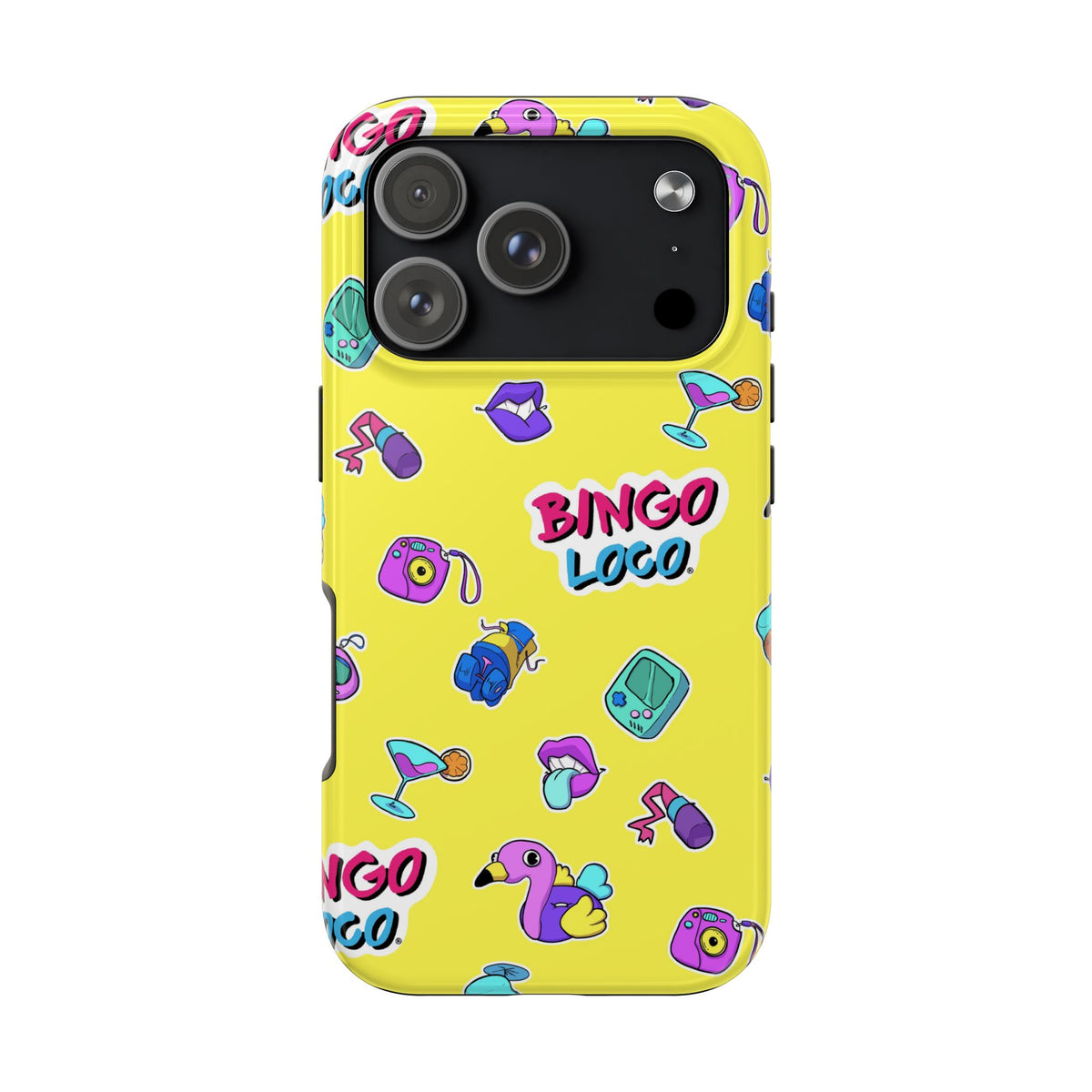 Bingo Loco Colorful Cartoon Tough Phone Case