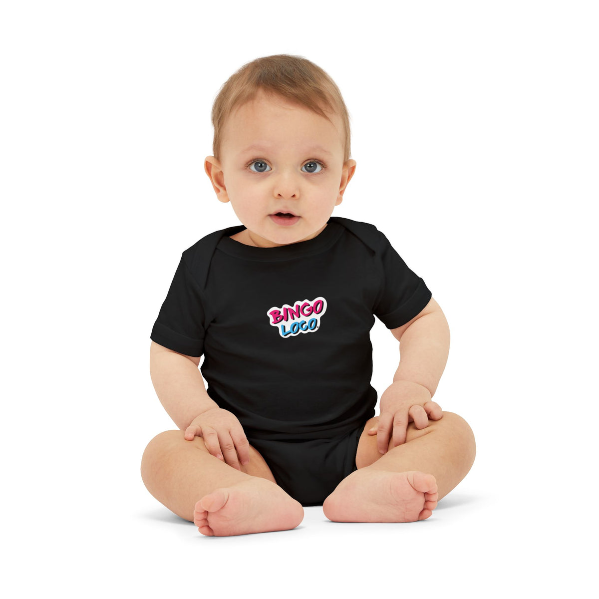 Infant One-Piece Bodysuit — 'Bingo Logo' Cute Baby Romper