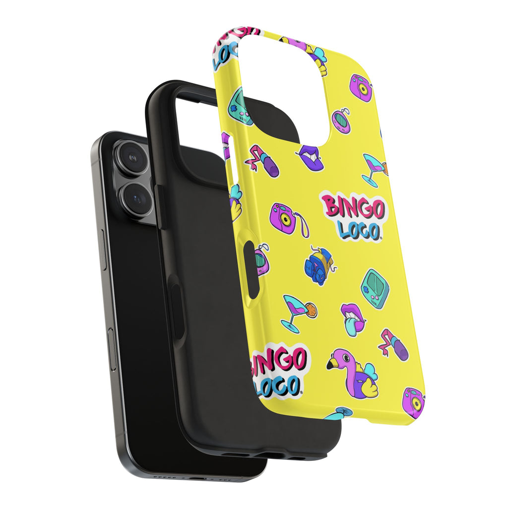 Bingo Loco Colorful Cartoon Tough Phone Case