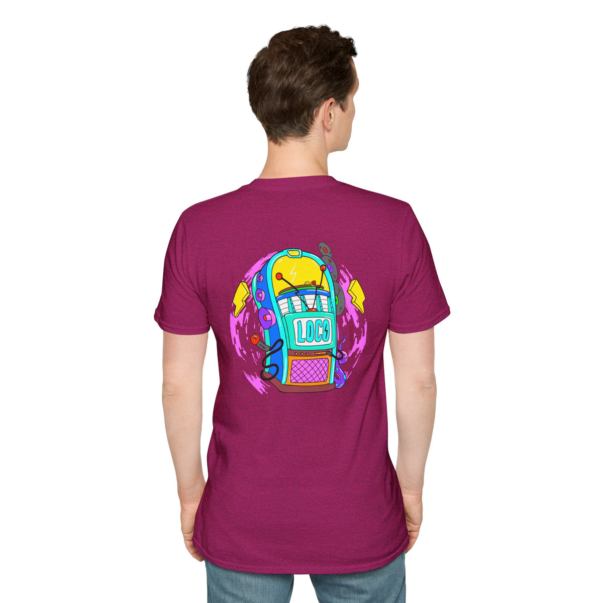 Bingo Loco Retro Jukebox T-Shirt
