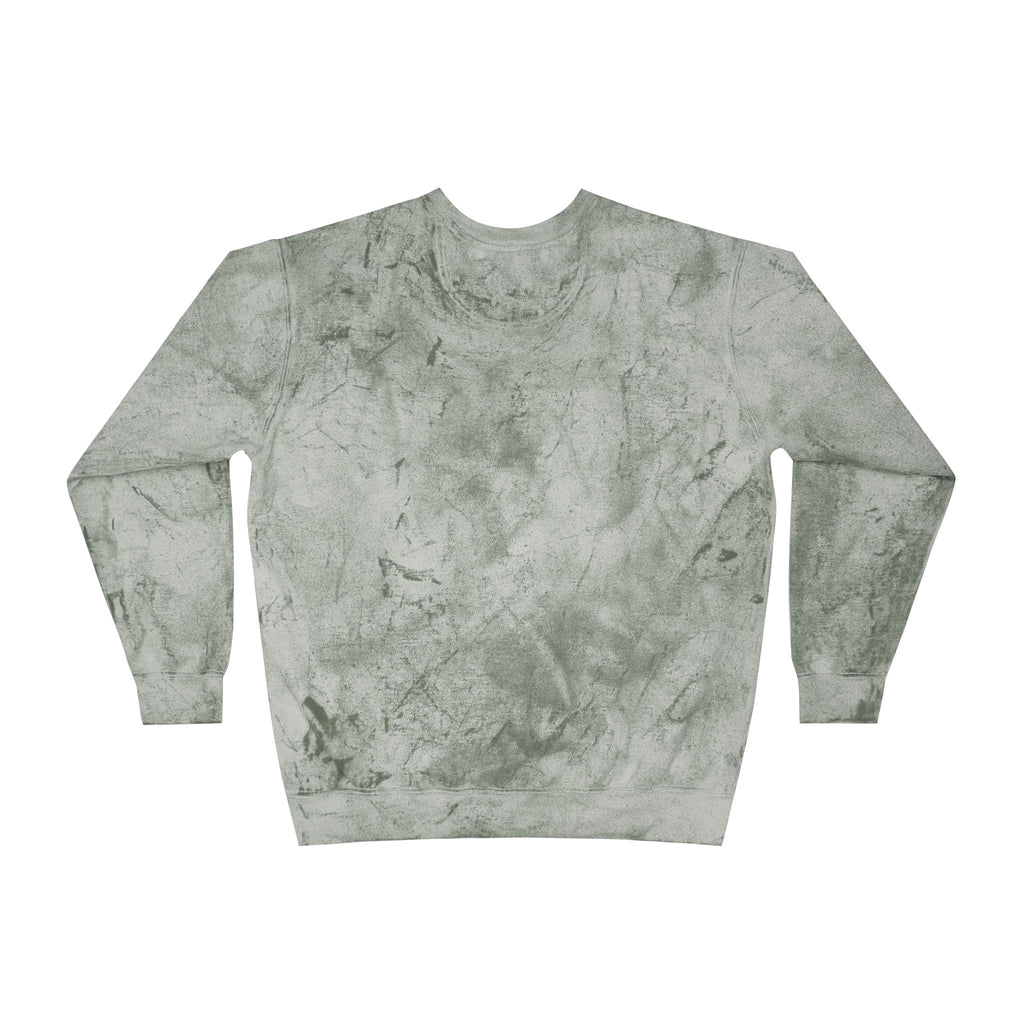 Color Blast Crewneck Sweatshirt — Logo Tie-Dye Design